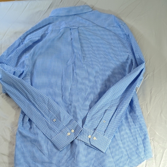 NEW Izod Blue Casual Button Down Shirt - Picture 6 of 12